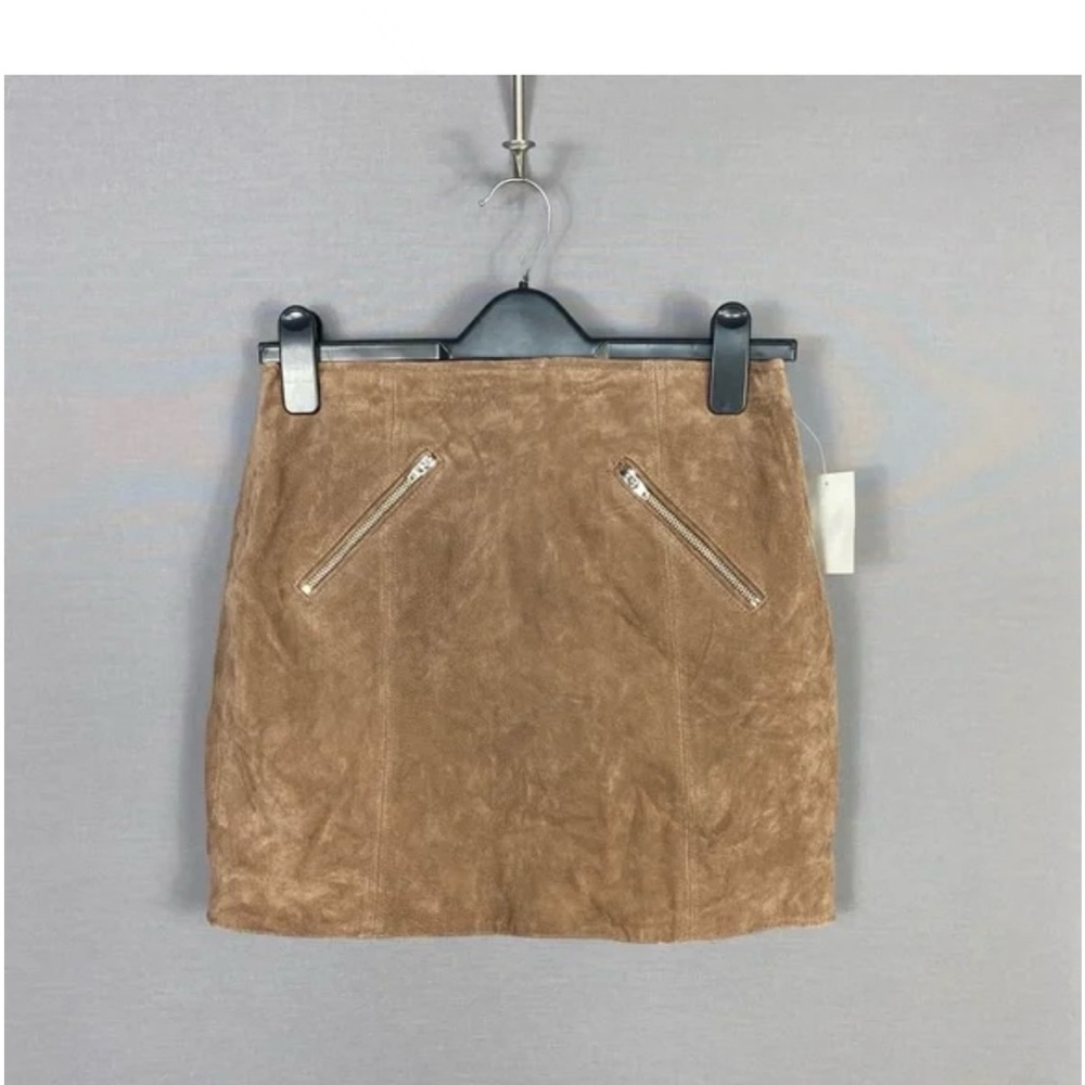 NWT SUEDE mini Skirt